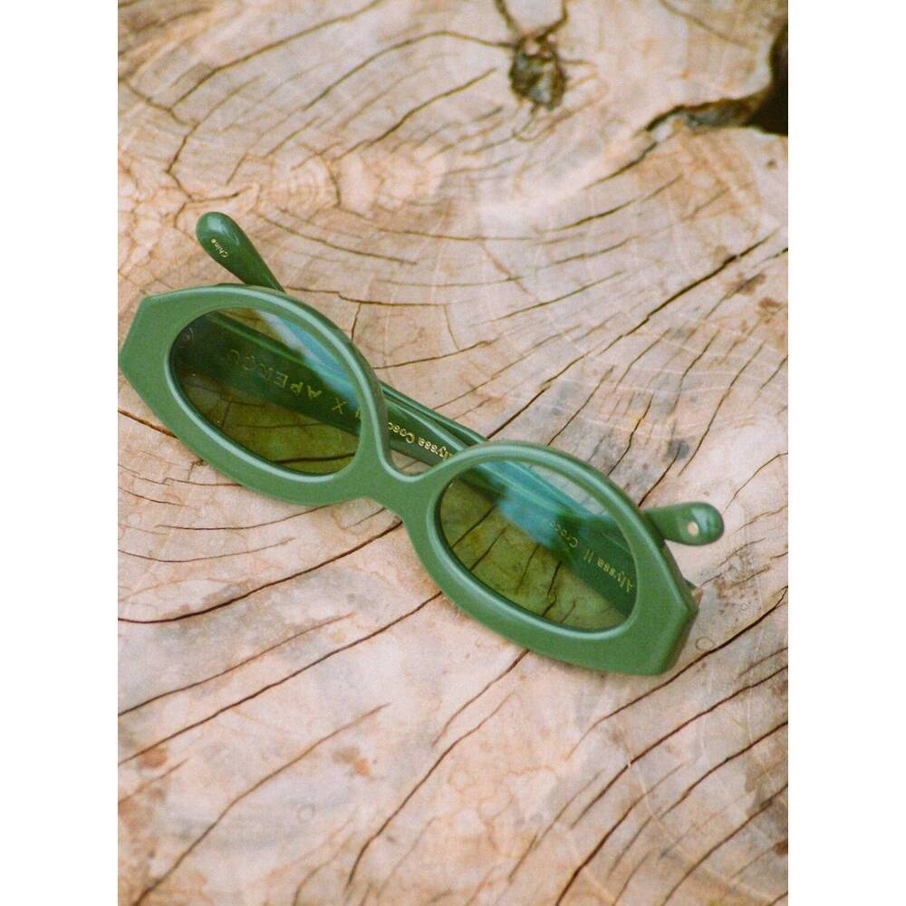 NEW APERÇU EYEWEAR women's alyssa 02 sunglasses in crocodile - Picture 5 of 6